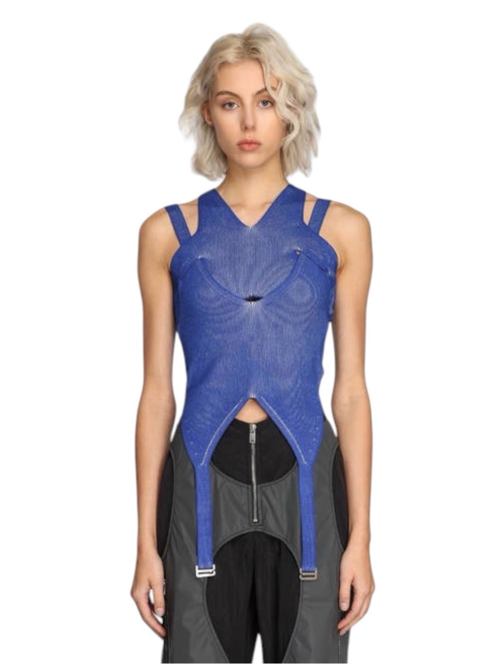 Dion Lee two-tone sleeveless tank top